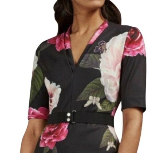 gilanno magnificent v neck bodycon dress